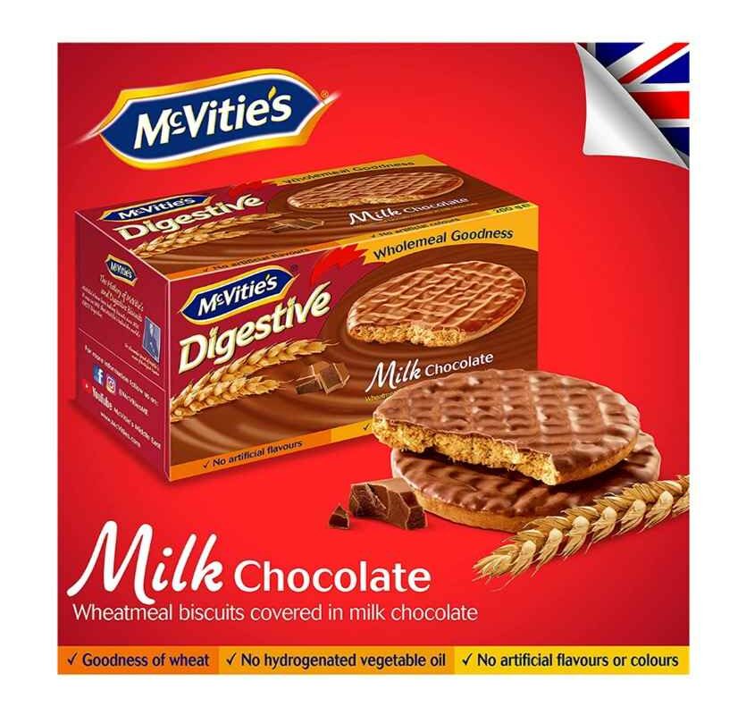 McVitie's Light Milk Chocolate Digestives