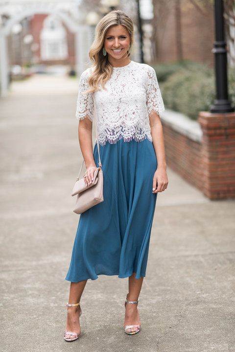  Skirt with Lacy top