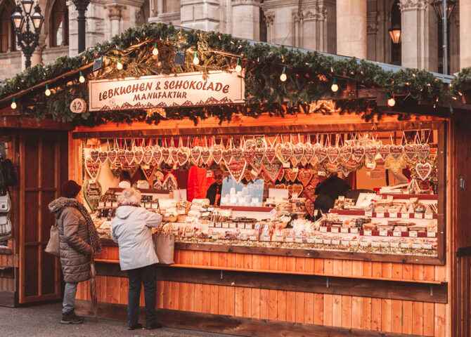 Vienna Christmas market, Austria: