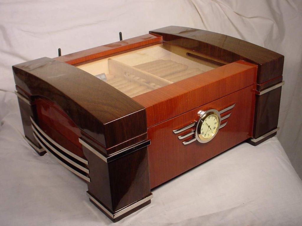 White Ebony Wood Humidors